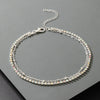 Alloy Rhinestone Anklet Geometric Style Unisex Foot Decoration