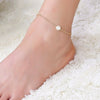 Alloy Rhinestone Anklet Geometric Style Unisex Foot Decoration