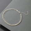 Alloy Rhinestone Anklet Geometric Style Unisex Foot Decoration