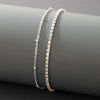 Alloy Rhinestone Anklet Geometric Style Unisex Foot Decoration