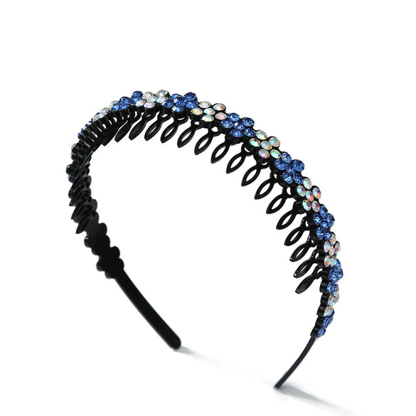 Alloy Rhinestone Crownstyled Electroplated Women's Headband
