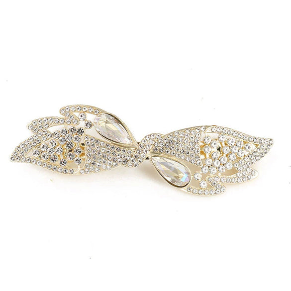 Alloy Rhinestone Crystal Women's Hair Top Clip