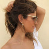 Alloy Rhinestone Eye Glasses Chain Non Slip Hanging Neck Eyewear Accessory For Women