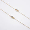 Alloy Rhinestone Eye Glasses Chain Non Slip Hanging Neck Eyewear Accessory For Women
