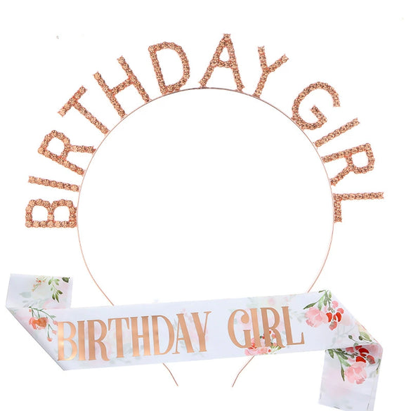 Alloy Rhinestone Hair Band Shoulder Strap Set Crown Etiquette Belt Semimanual Semimechanical Metal
