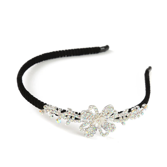 Alloy Rhinestone Hairband Electroplated Women's Bridal Hair Accessories
