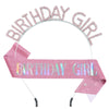Alloy Rhinestone Headband Shoulder Strap Electroplated Simple Style With Letters Numbers Text For Women As Party Gift