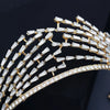 Alloy Rhinestone Light Luxury Headband Baroque Bridal Crown