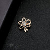Alloy Rhinestone Pearl Women's Retro Antilight Sweater Pin Brooch With Flower Pattern And Electroplating Treatment