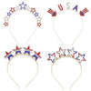 Alloy Rhinestone Star Headband Electroplating Hair Accessories For Women