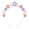 Alloy Rhinestone Star Headband Electroplating Hair Accessories For Women