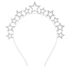 Alloy Rhinestone Star Headband Electroplating Hair Accessories For Women