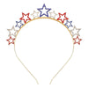 Alloy Rhinestone Star Headband Electroplating Hair Accessories For Women