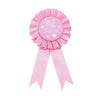 Alloy Ribbon Badge Crown Threepiece Set Pink Headwear For Baby Girl Dress Up With Printing Process