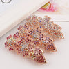 Alloy Rose Gold Plated Rhinestone Hairpin For Ladies