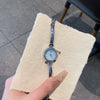 Alloy Round Dial Bracelet Watch With Printed Logo Leisure Style For Female Students