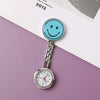 Alloy Round Smiley Face Fashion Nurse Pocket Watch For Girls And Students