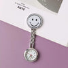 Alloy Round Smiley Face Fashion Nurse Pocket Watch For Girls And Students