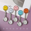 Alloy Round Smiley Face Fashion Nurse Pocket Watch For Girls And Students