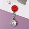 Alloy Round Smiley Face Fashion Nurse Pocket Watch For Girls And Students