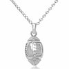 Alloy Rugby Pendant Necklace With Geometric Design And Electroplating For Women