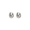 Alloy Silver Electroplated Drop Shape Simple Style Women's Earrings