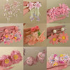 Alloy Silver Needle Flower Mesh Tassel Earrings With Electroplating For Women Fresh And Sweet Flower Shaped Design
