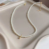Alloy Silver Needle Inlaid With Diamonds And Pearls Double Circle Heart Earrings Electroplated For Women