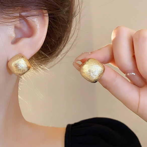 Alloy Silver Needle Tulle Flower Tassel Earrings With Flower Shape Electroplating For Women