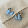 Alloy Silver Needle Tulle Flower Tassel Earrings With Flower Shape Electroplating For Women