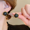 Alloy Silver Needle Tulle Flower Tassel Earrings With Flower Shape Electroplating For Women