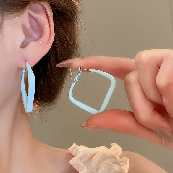 Alloy Silver Needle Tulle Flower Tassel Earrings With Flower Shape Electroplating For Women
