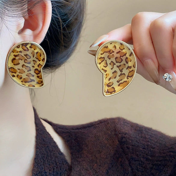 Alloy Silver Needle Tulle Flower Tassel Earrings With Flower Shape Electroplating For Women