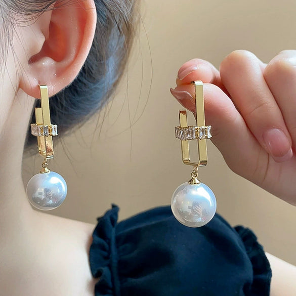Alloy Silver Needle Tulle Flower Tassel Earrings With Flower Shape Electroplating For Women
