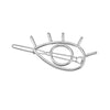 Alloy Simple Geometric Hair Accessories  (H115 Alloyen Eyes) Nhhn0226-H115-Alloyen-Eyes