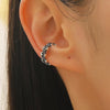 Alloy Skull Stud Earrings With 14K Gold Ear Needles Electroplated Retro Cold Style For Women