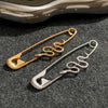 Alloy Small Snake Paper Clip Earrings Electroplated Geometric And Animal Pattern Women's