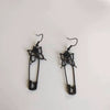 Alloy Small Snake Paper Clip Earrings Electroplated Geometric And Animal Pattern Women's