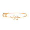 Alloy Small Snake Paper Clip Earrings Electroplated Geometric And Animal Pattern Women's