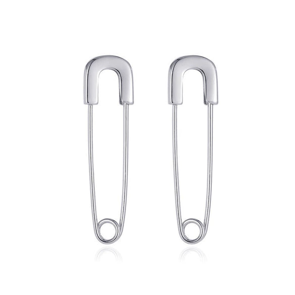 Alloy Small Snake Paper Clip Earrings Electroplated Geometric And Animal Pattern Women's