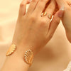 Alloy Snake Bone Chain Marine Life Retro Personality Women's Necklace And Bracelet With Electroplating