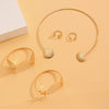 Alloy Snake Bone Chain Marine Life Retro Personality Women's Necklace And Bracelet With Electroplating