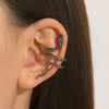 Alloy Snake Ear Clip Women's Creative Animals Geometric Style Electroplated