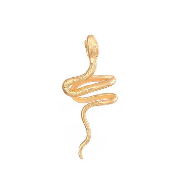 Alloy Snake Ear Clip Women's Creative Animals Geometric Style Electroplated