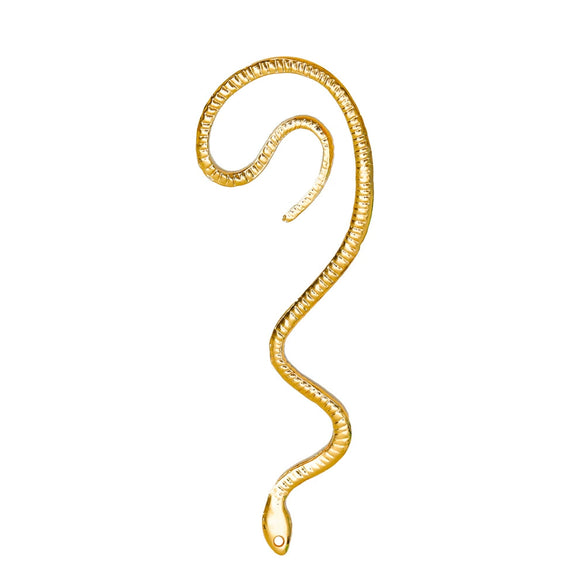 Alloy Snakeshaped Animal Retro Exaggerated Personality Holefree Women's Earrings