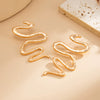 Alloy Snakeshaped Animal Zodiac Unique Style Electroplated Women's Earrings