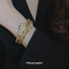 Alloy Snakeshaped Diamondencrusted Clavicle Chain Necklace For Women With Highend And Geometric Animal Style