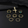 Alloy Snakeshaped Electroplated Animal Zodiac Ring Bracelet Set