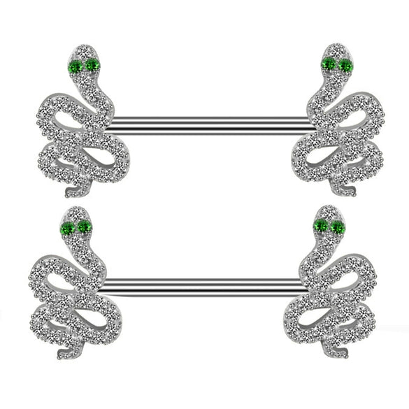 Alloy Snakeshaped Zodiac Breast Ring With Electroplating For Unisex