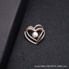 Alloy Snowflake And Flower Retro Women's Brooch Jewelry Accessories With Electroplating